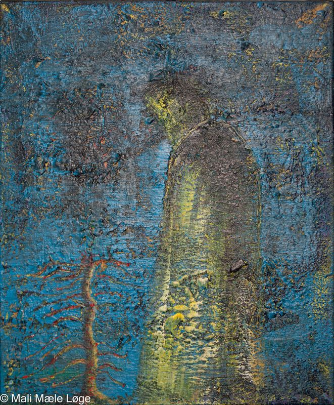 Maleri #10 — 50 × 60 cm