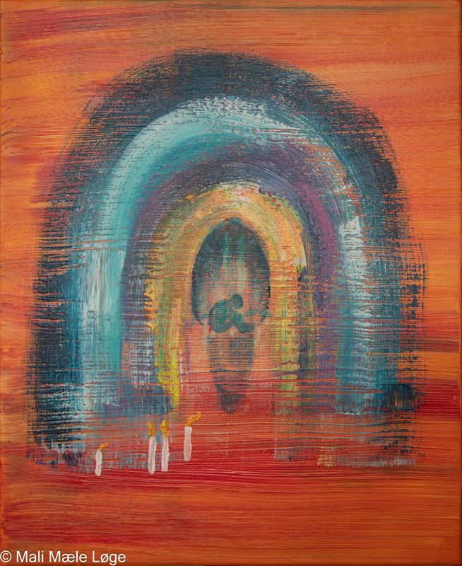 Maleri #12 — 50 × 60 cm