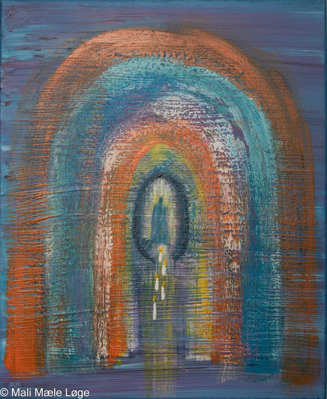 Maleri #13 — 50 × 60 cm