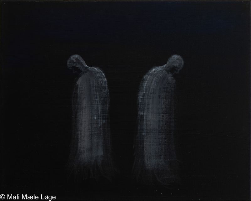 Maleri #15 — 50 × 40 cm