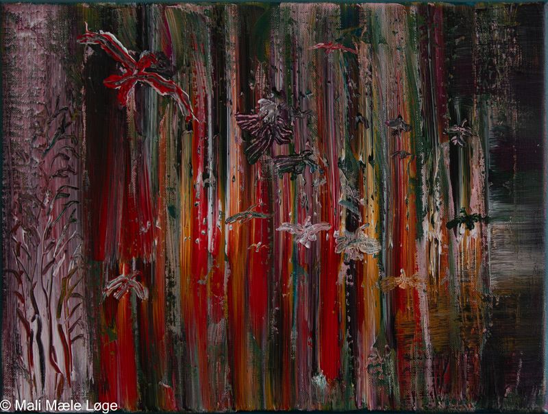 Maleri #17 — 40 × 30 cm