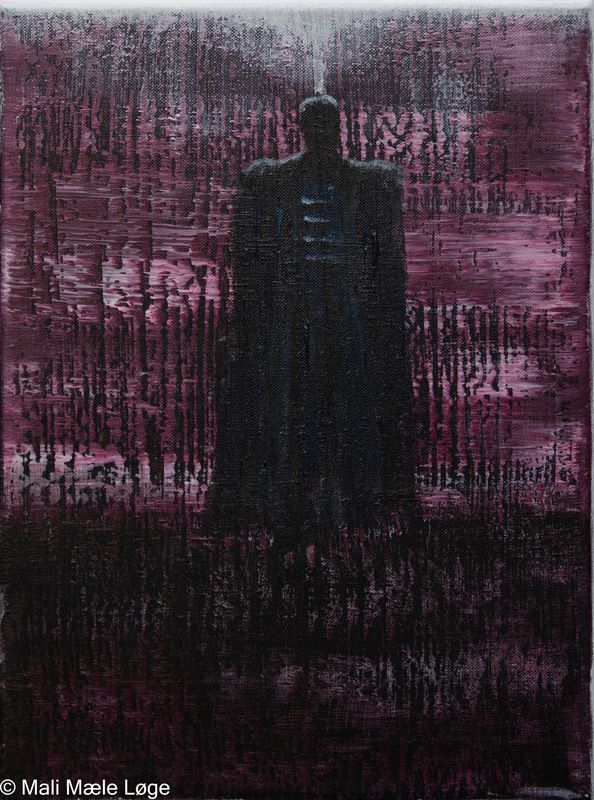 Maleri #19 — 30 × 40 cm