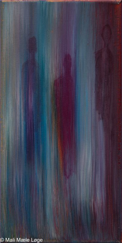 Maleri #20 — 20 × 40 cm
