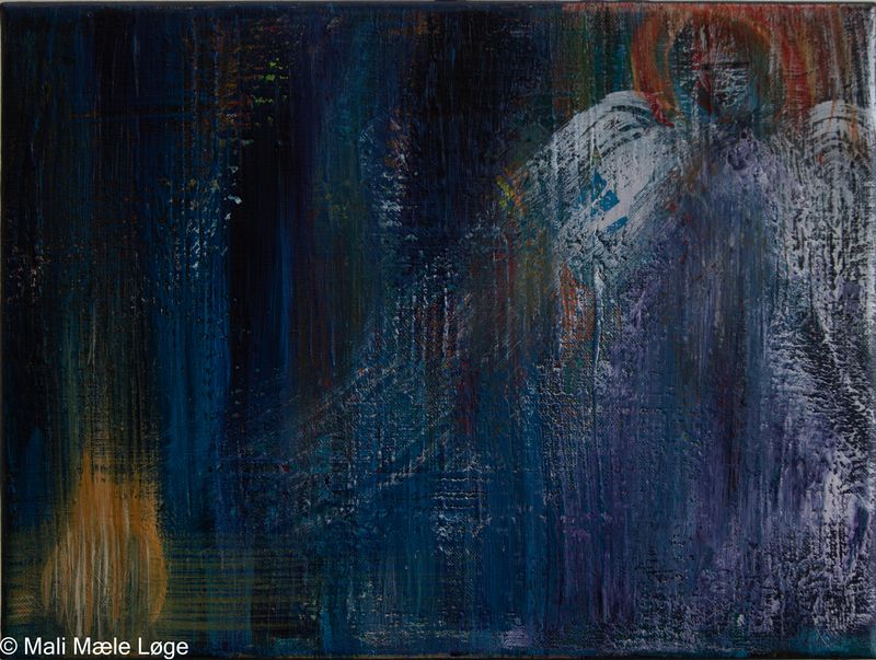 Maleri #22 — 40 × 30 cm