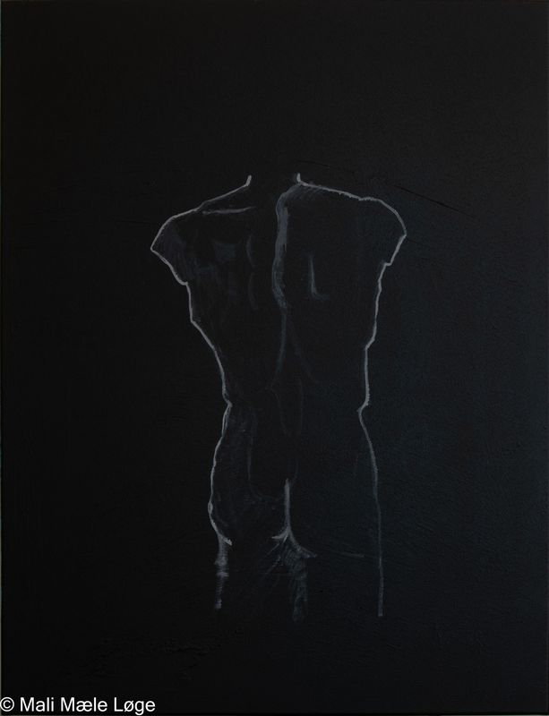 Maleri #24 — 89 × 116 cm