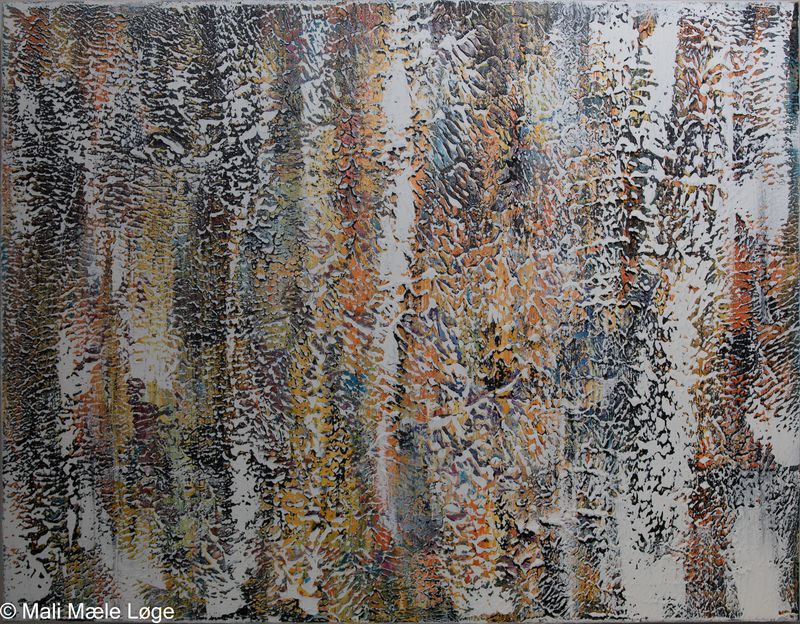 Maleri #31 — 90 × 70 cm