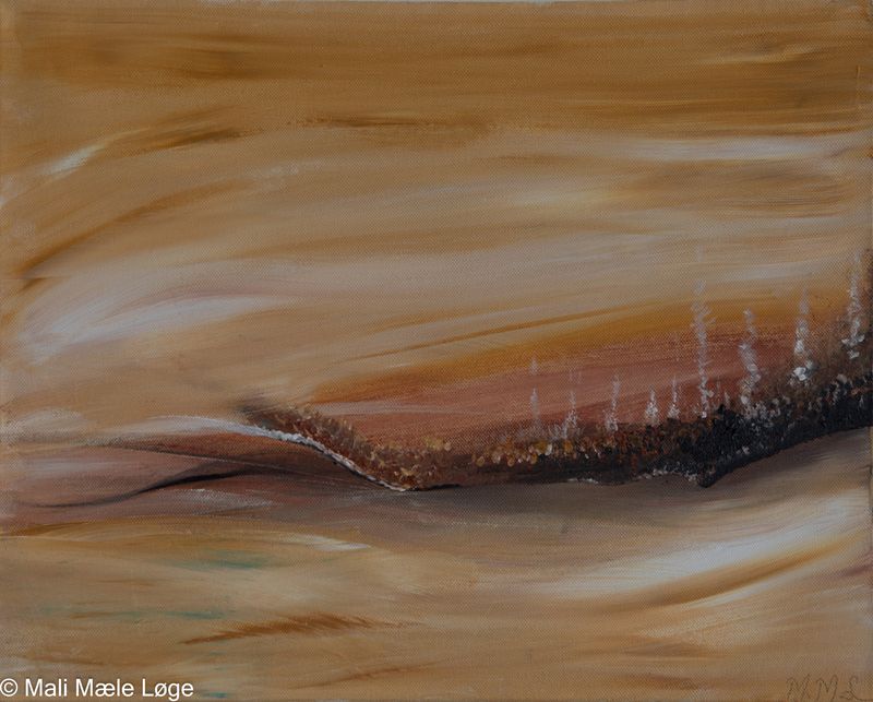 Maleri #4 — 50 × 40 cm