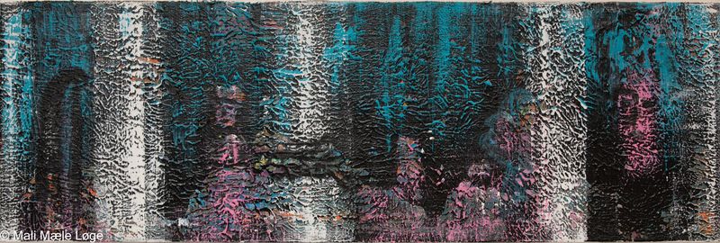 Maleri #5 — 90 × 30 cm