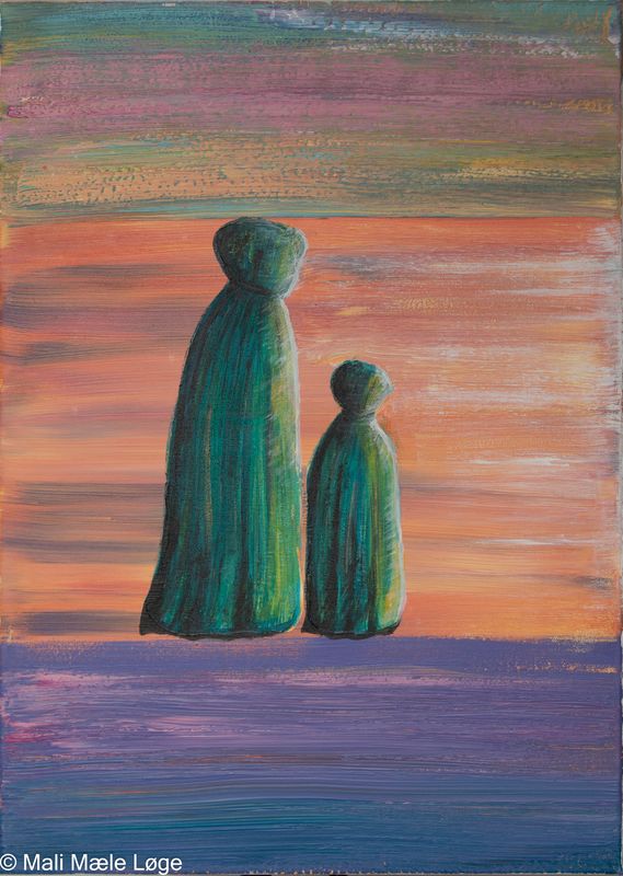 Maleri #7 — 70 × 50 cm