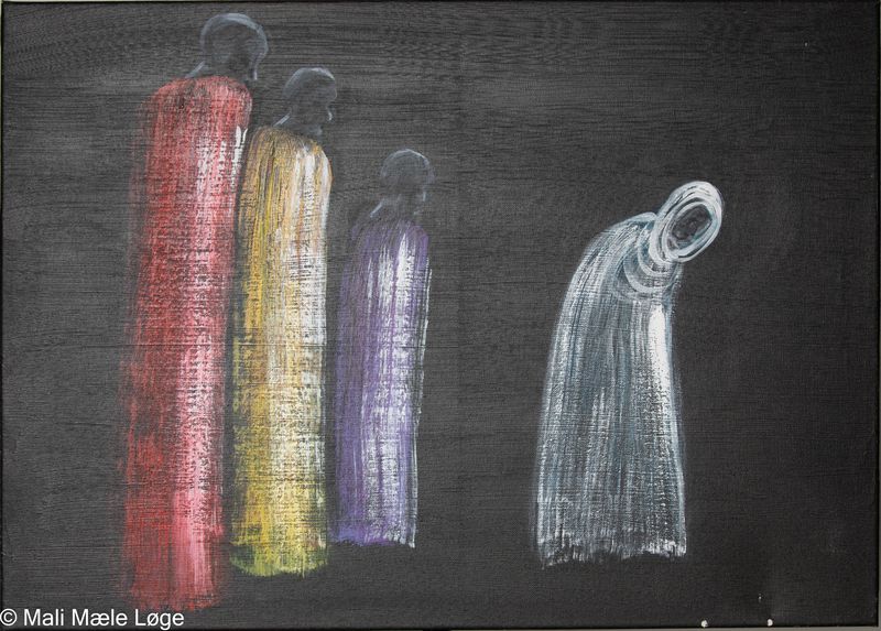 Maleri #9 — 70 × 50 cm